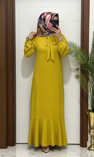 1095 K90 HARDAL KRAVAT DETAY KARİN KUMAŞ buyuk beden elbide yeni sezon