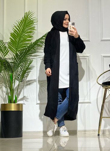 2051 K 40 SİYAH ERVA TAM BOY HIRKA