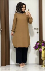 moda sura - 8000 K45 bisküvi PANTOLON TUNİK TAKIM