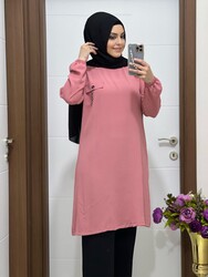 5005 K45 PUDRA PANTOLON TUNİK TAKIM - Thumbnail