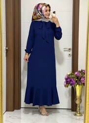 moda sura - 5070 K 50 indigo YENİ SEZON SURA elbise