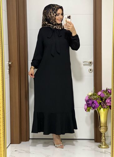 5070 K 50 siyah YENİ SEZON SURA elbise