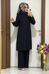 moda sura - 3230 K 50 SİYAH ECRİN TAKIM