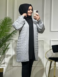 2050 K 40 GRİ EYLÜL HIRKA - Thumbnail