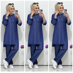 moda sura - 6090 k 20 kot takım tunik pantolon TAKIM denim jean takım