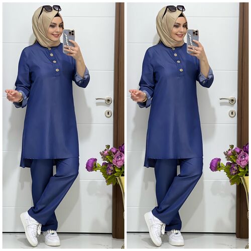 6090 k 20 kot takım tunik pantolon TAKIM denim jean takım