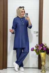 6090 k 20 kot takım tunik pantolon TAKIM denim jean takım - Thumbnail
