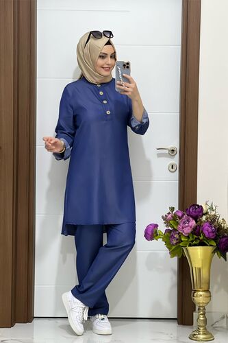 6090 k 20 kot takım tunik pantolon TAKIM denim jean takım