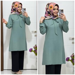 moda sura - 6085 K35 MİNT PANTOLON TUNİK TAKIM