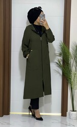 moda sura - 6868 K 40 haki YENİ SEZON SURA HUMA kap buyuk beden