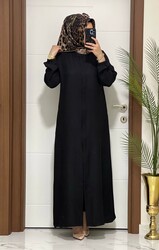 moda sura - 3011 k 90 siyah ferace kap yeni sezon büyük beden 